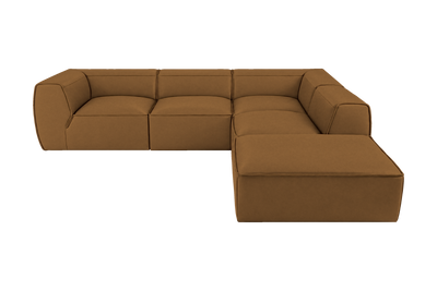 Fred Right Bumper Sectional in Felix Pisco