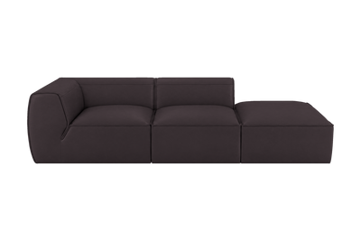 Fred Right Chaise Sofa in Dante Charcoal
