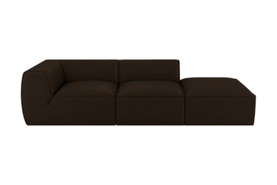 Fred Right Chaise Sofa in Marfa Charcoal