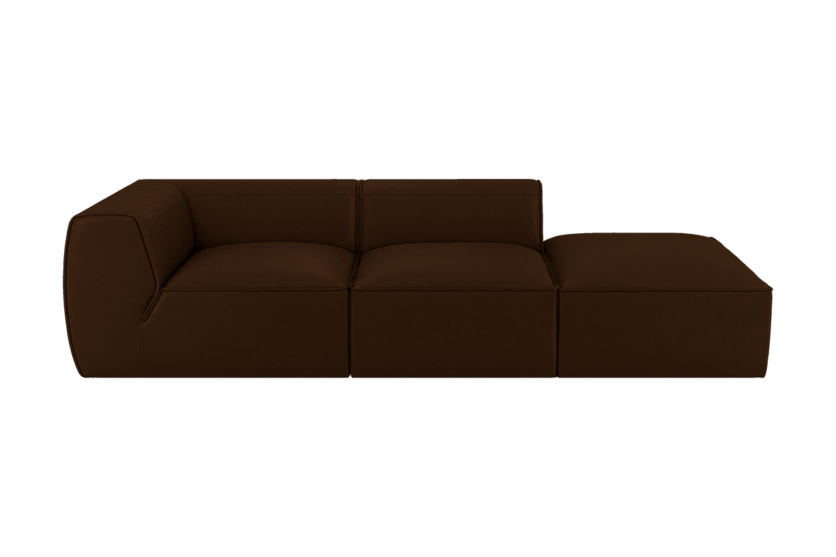 Fred Right Chaise Sofa in Marfa Denton