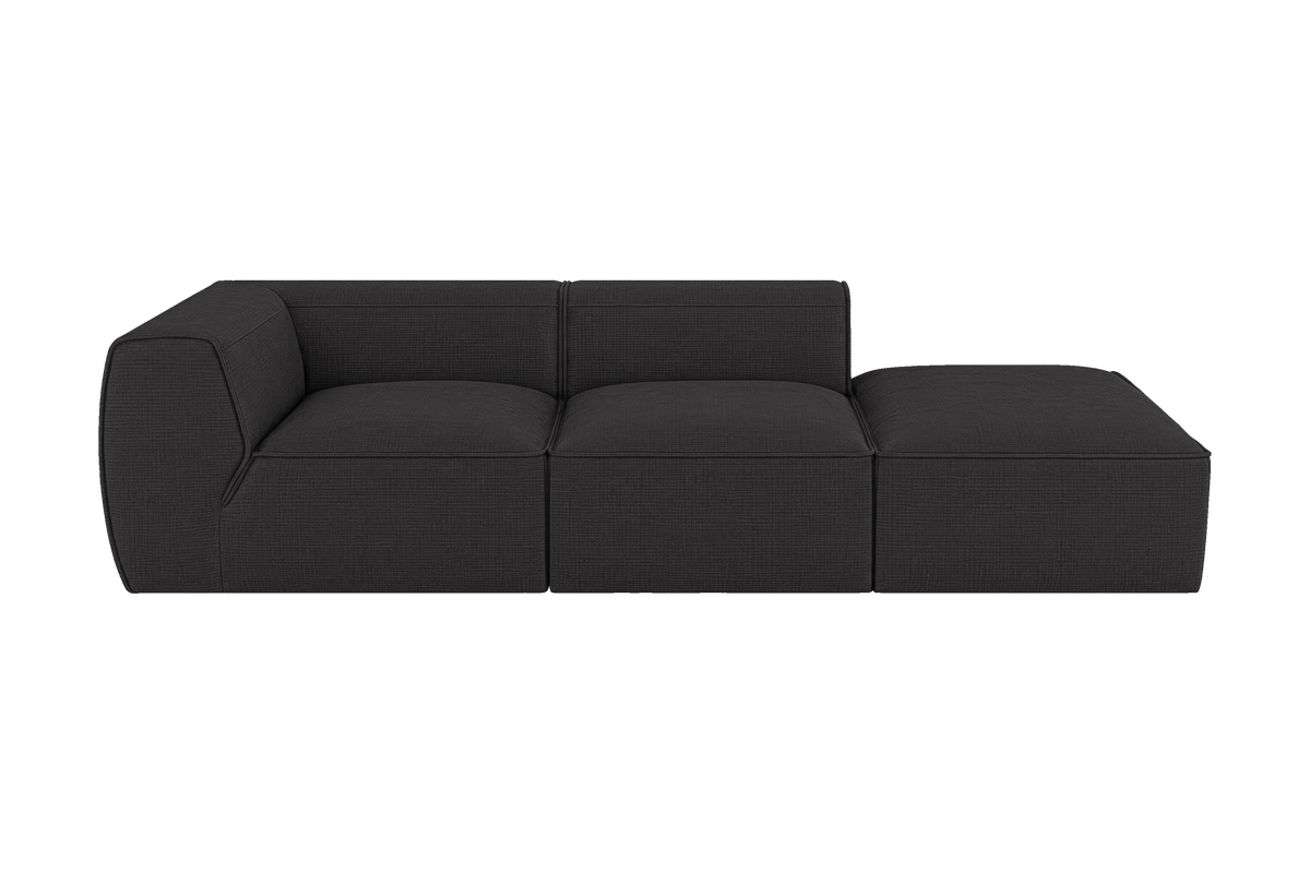 Fred Right Chaise Sofa in Roni Ember