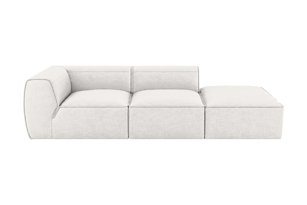Fred Right Chaise Sofa in Mosquito Foam