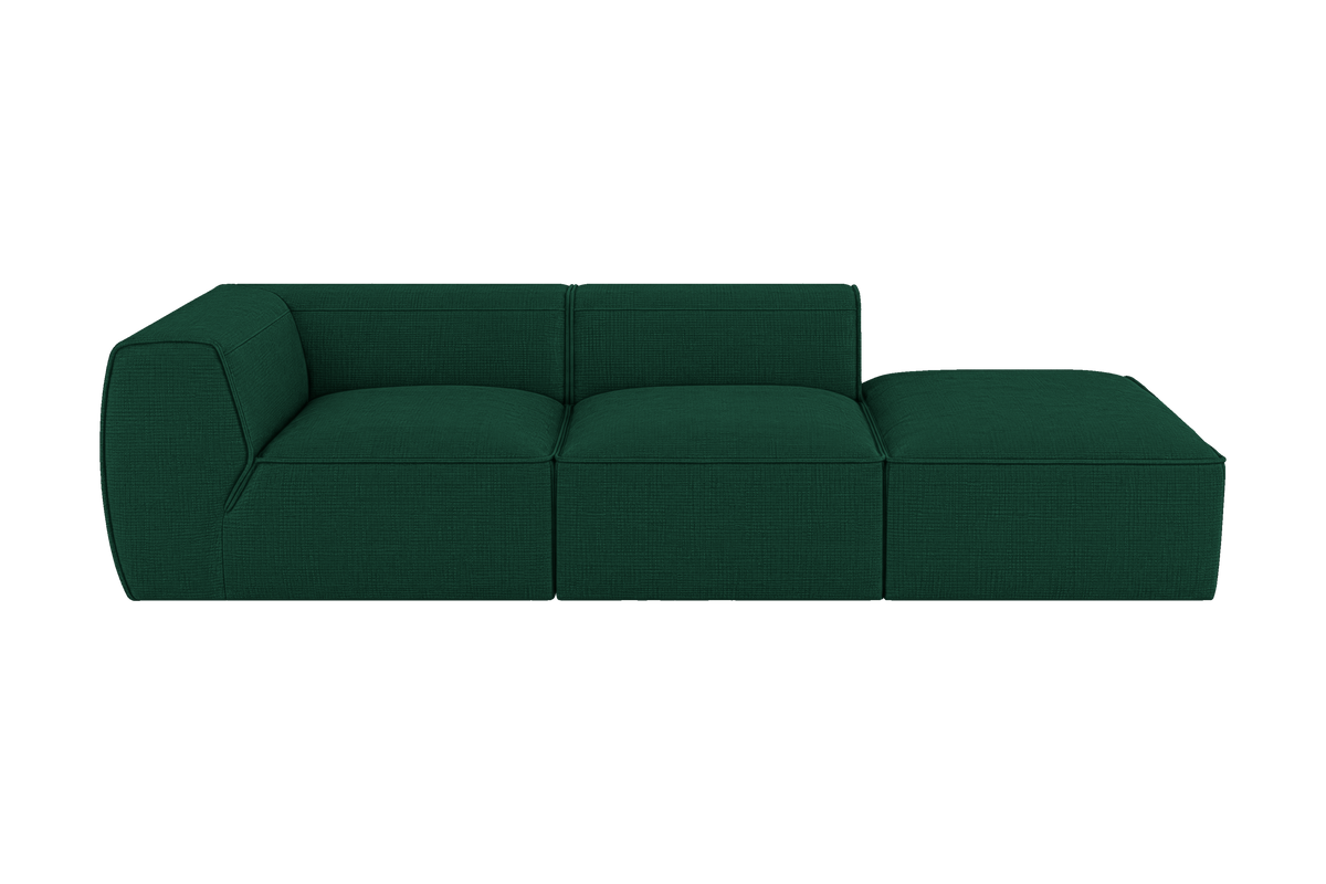 Fred Right Chaise Sofa in Roni Frog