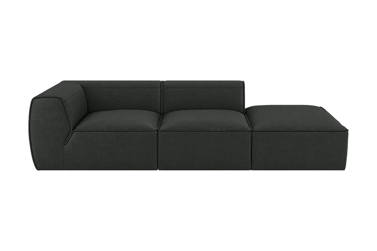 Fred Right Chaise Sofa in Mosquito Lola