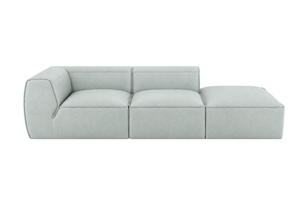 Fred Right Chaise Sofa in Fresco Meteor