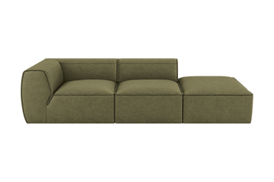 Fred Right Chaise Sofa in Mosquito Sycamore