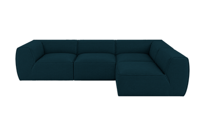 Fred Right Open Sectional in Roni Deep Lake