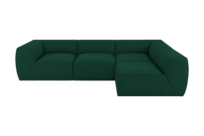 Fred Right Open Sectional in Roni Frog