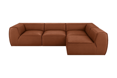 Fred Right Open Sectional in Dante Hazel