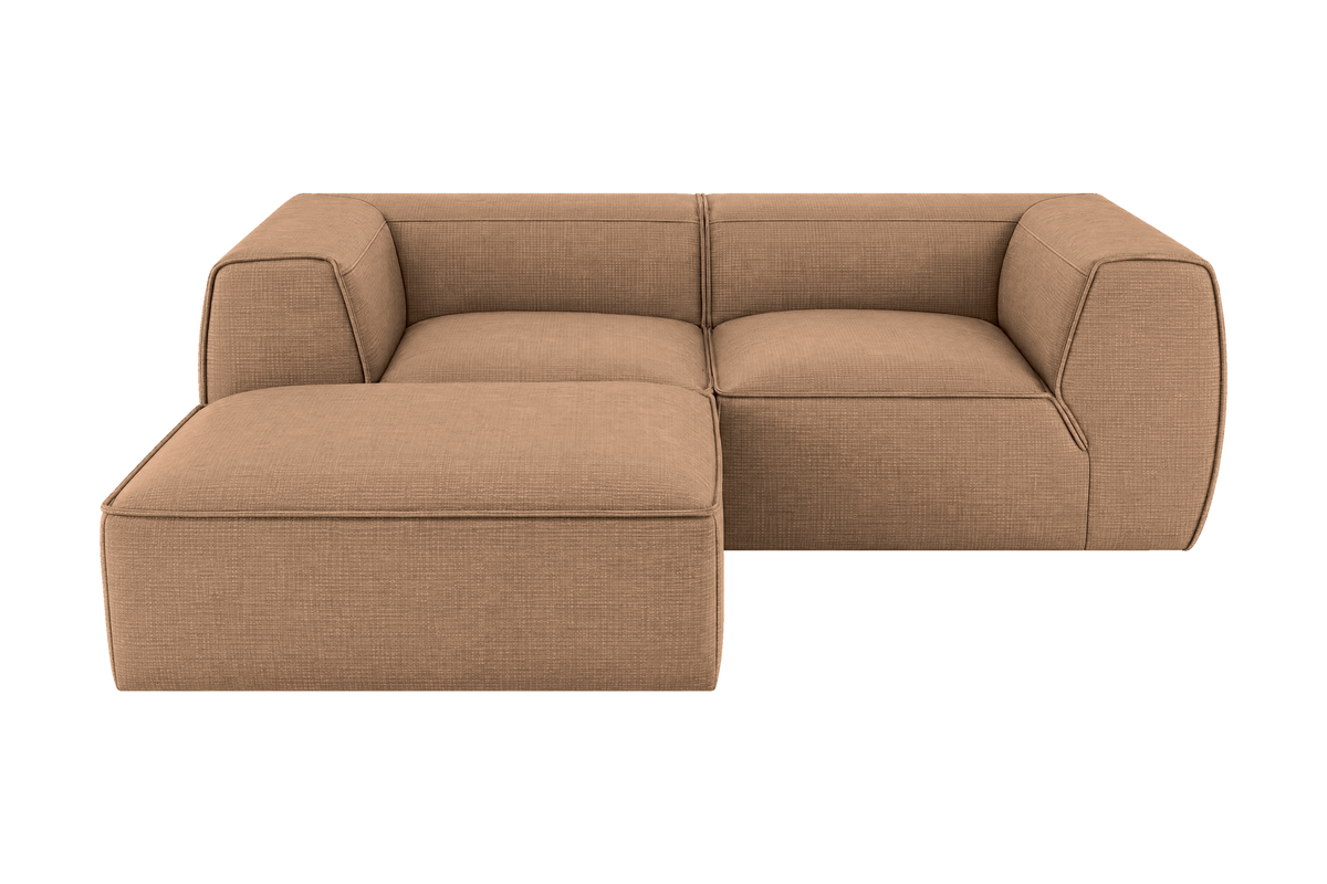 Fred Small Left Chaise in Roni Biscotti