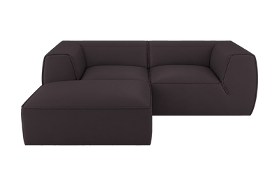 Fred Small Left Chaise in Dante Charcoal
