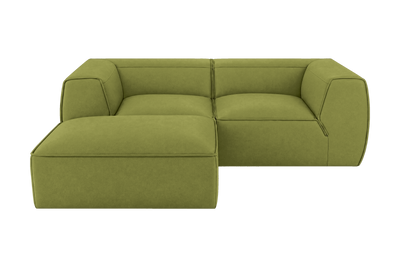 Fred Small Left Chaise in Fresco Key Lime