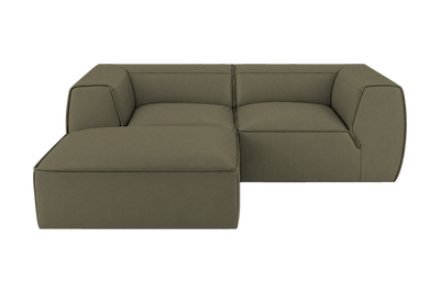 Fred Small Left Chaise in Felix Olive