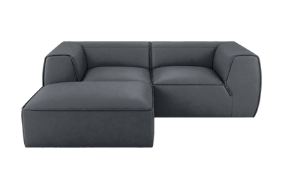 Fred Small Left Chaise in Dante Shark