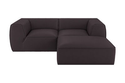 Fred Small Right Chaise in Dante Charcoal