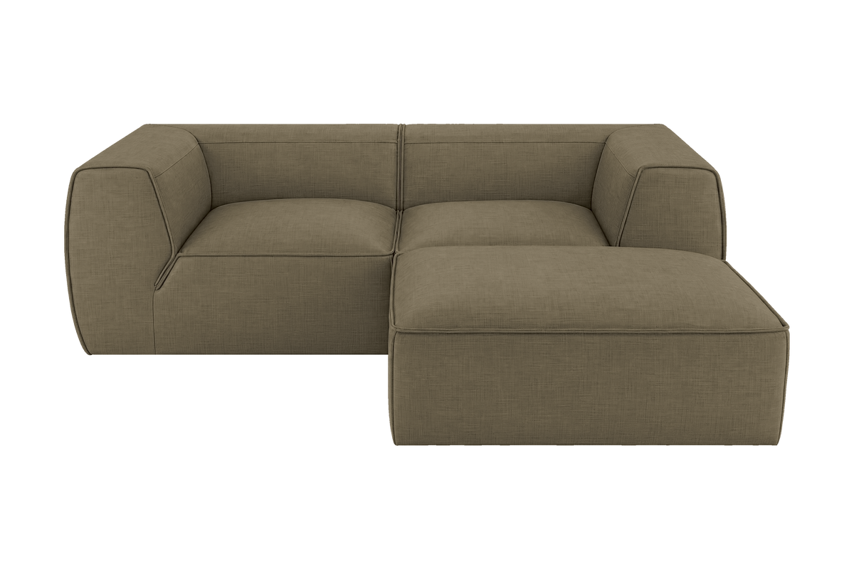 Fred Small Right Chaise in Mosquito Malibu