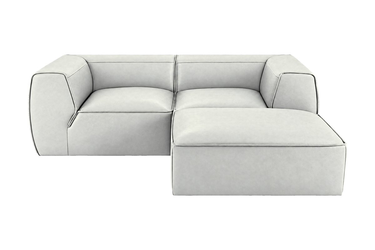 Fred Small Right Chaise in Felix Milky