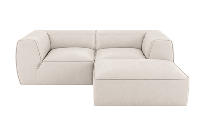 Fred Small Right Chaise in Fresco Milky