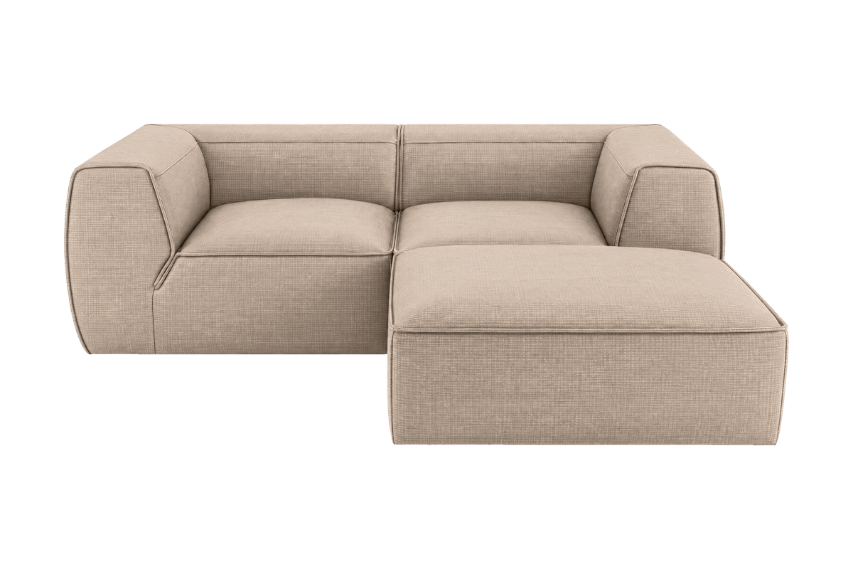 Fred Small Right Chaise in Roni Pine Nut