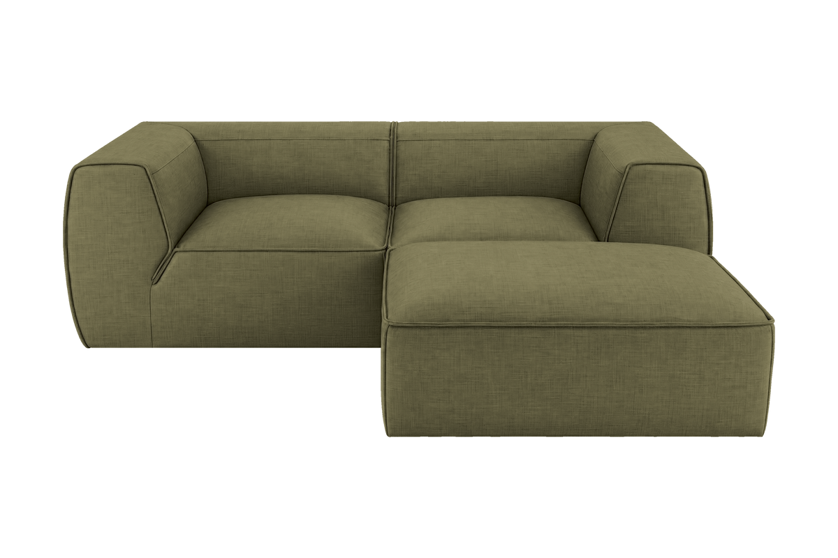 Fred Small Right Chaise in Mosquito Sycamore