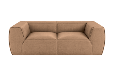 Fred Small Sofa in Roni Biscotti