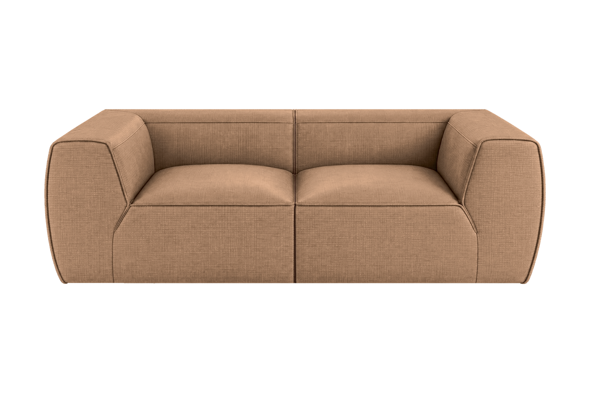 Fred Small Sofa in Roni Biscotti