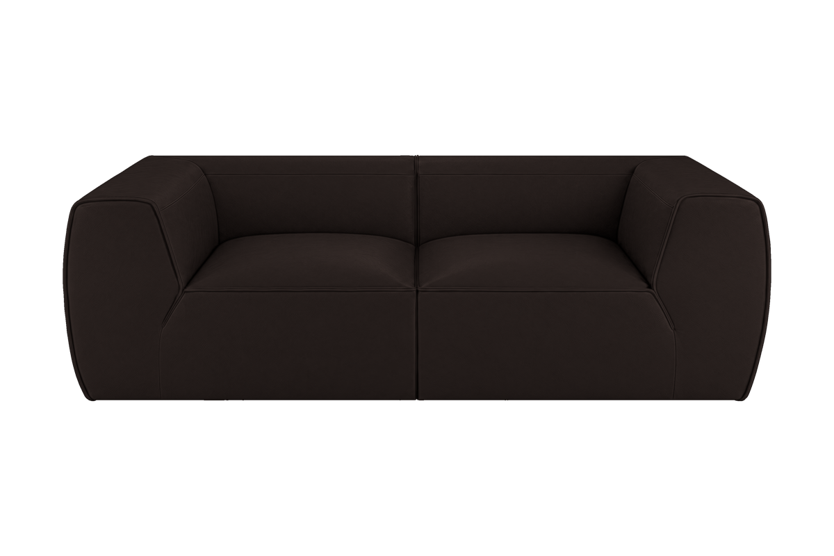 Fred Small Sofa in Dante Ebony