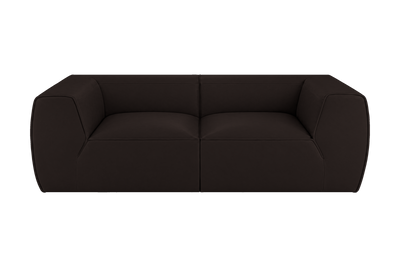 Fred Small Sofa in Dante Ebony