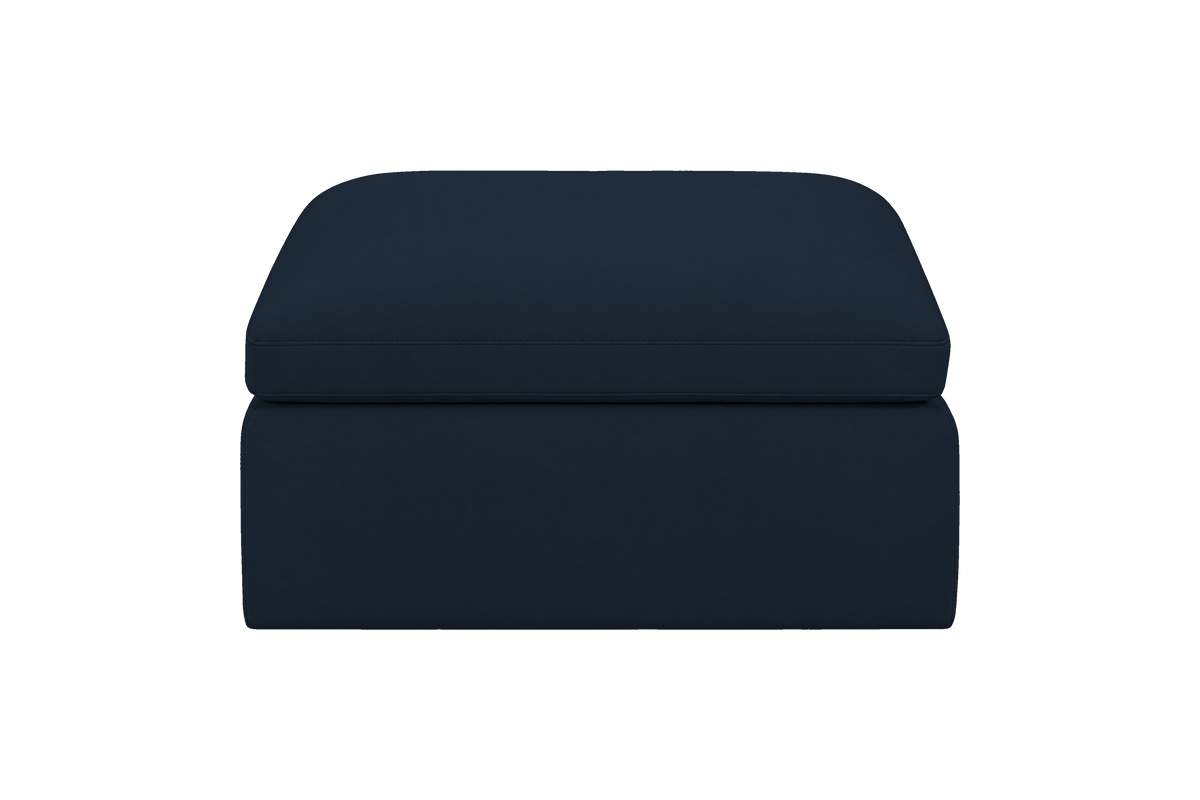 Goodman Footstool in Dante Aqua