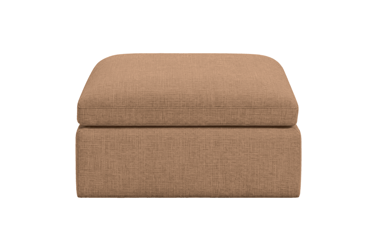 Goodman Mini Footstool in Roni Biscotti