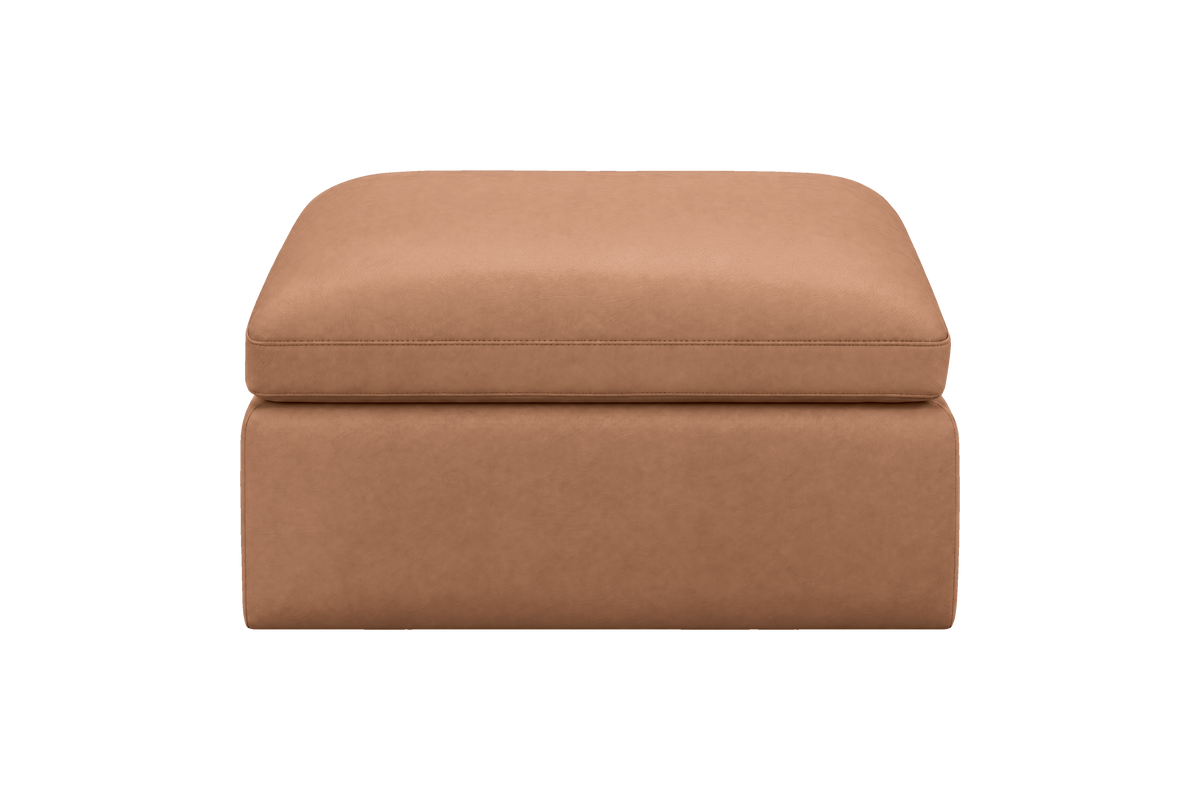 Goodman Footstool in Momo Camel