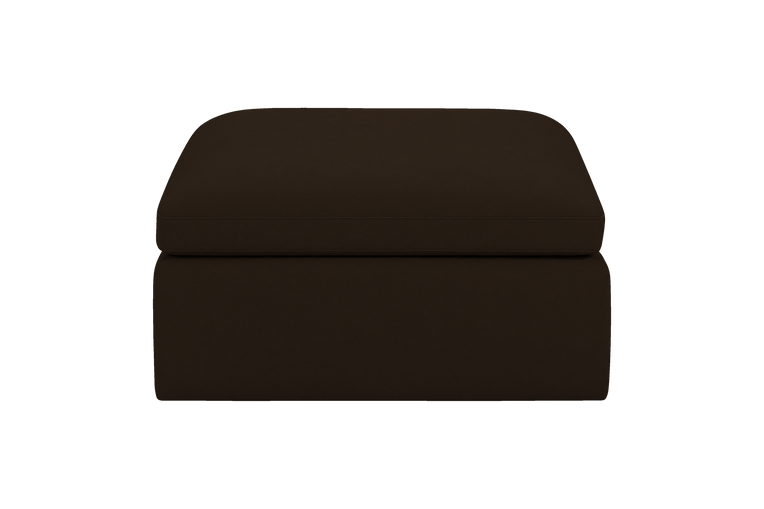 Goodman Footstool in Marfa Charcoal