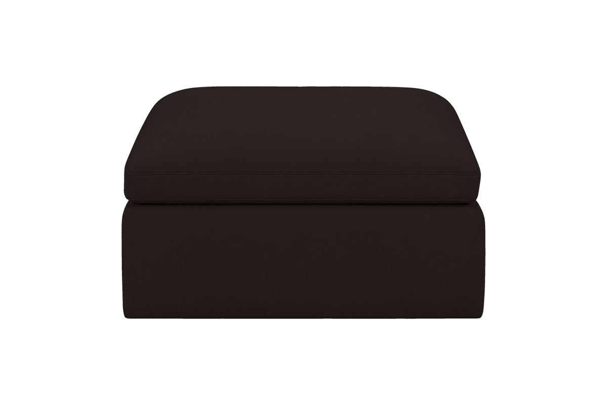 Goodman Mini Footstool in Dante Ebony