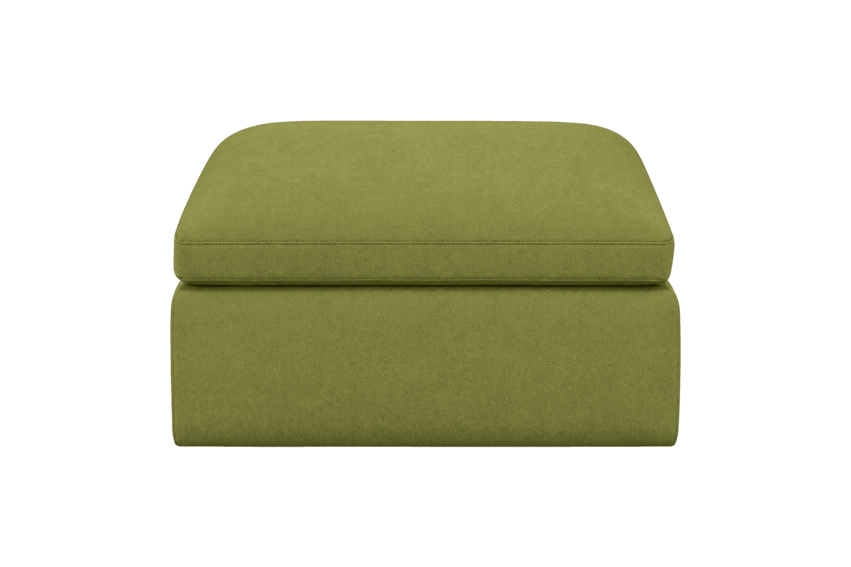 Goodman Footstool in Fresco Key Lime