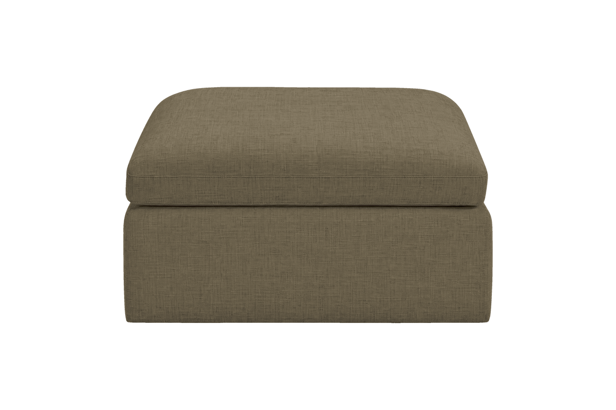Goodman Footstool in Mosquito Malibu