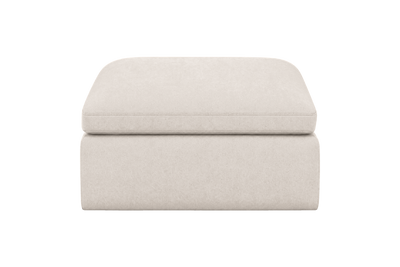 Goodman Footstool in Fresco Milky