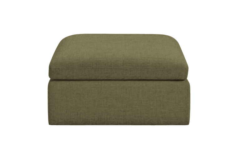 Goodman Footstool in Mosquito Sycamore