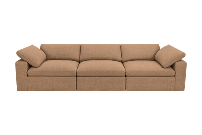 Goodman Mini Large Sofa in Roni Biscotti