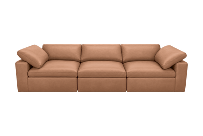 Goodman Mini Large Sofa in Momo Camel