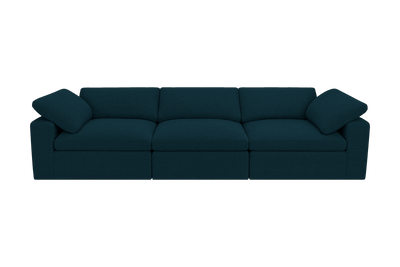 Goodman Mini Large Sofa in Roni Deep Lake