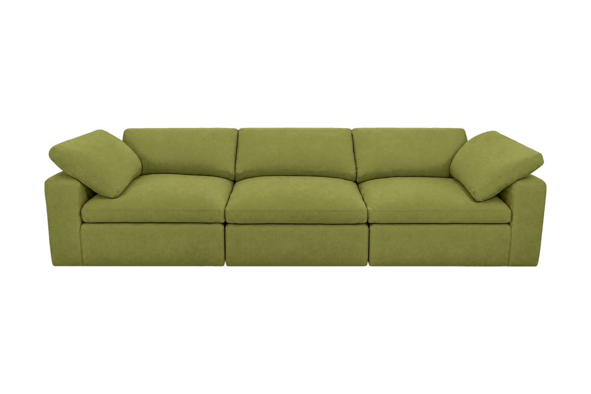 Goodman Mini Large Sofa in Fresco Key Lime