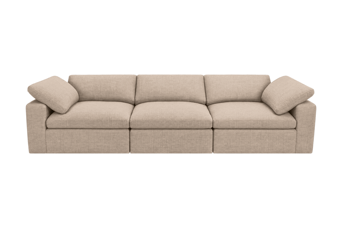 Goodman Mini Large Sofa in Roni Pine Nut