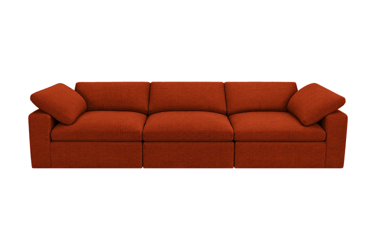 Goodman Large Sofa in Roni Poppy