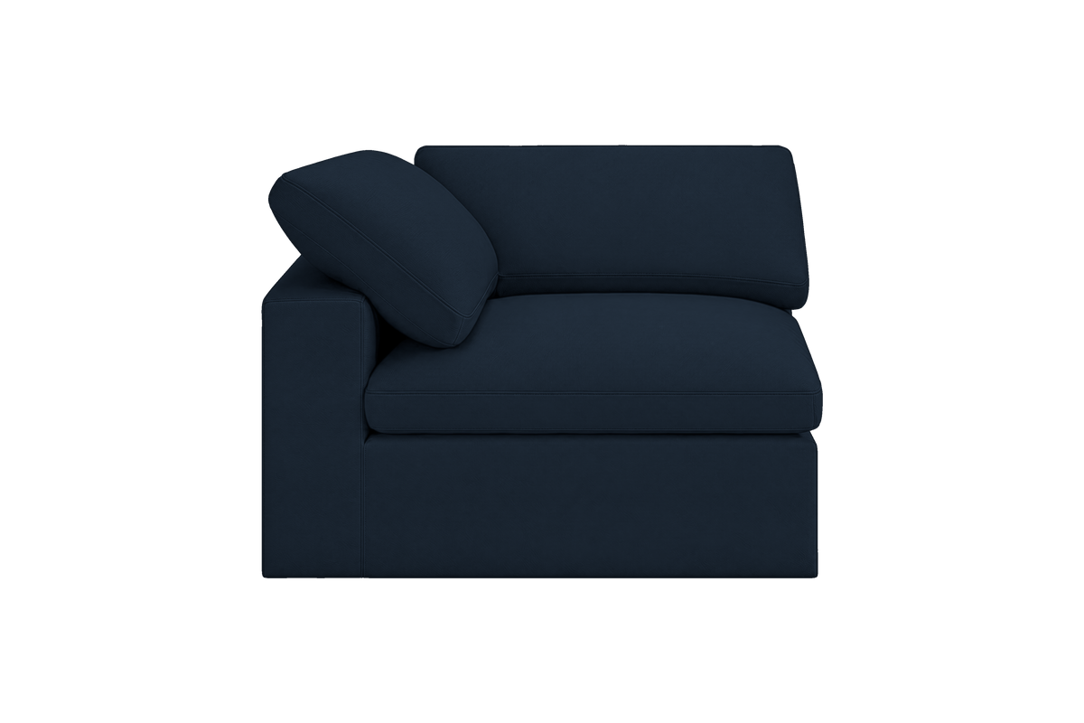 Goodman Mini Chair One Arm Left in Dante Aqua