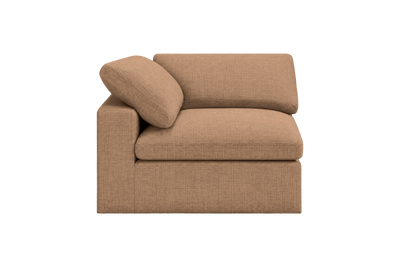 Goodman Chair One Arm Left in Roni Biscotti
