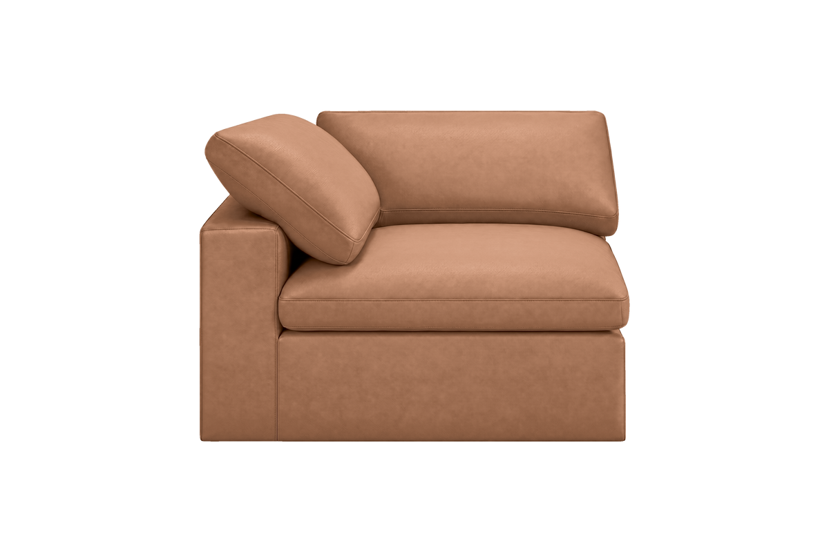 Goodman Chair One Arm Left in Momo Camel