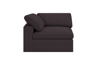 Goodman Mini Chair One Arm Left in Dante Charcoal