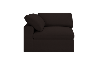 Goodman Chair One Arm Left in Dante Ebony