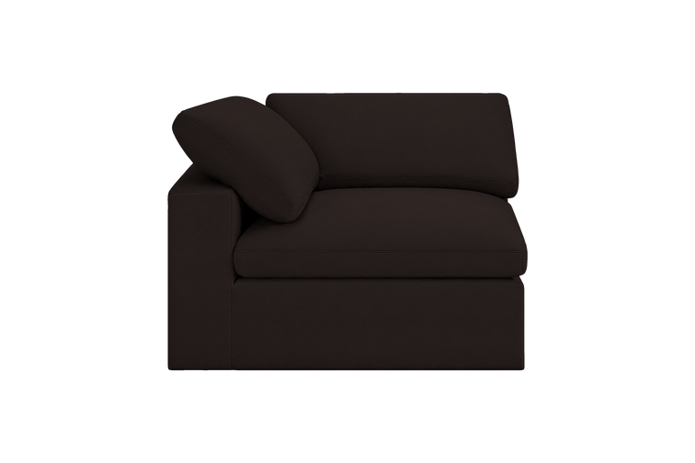 Goodman Chair One Arm Left in Dante Ebony