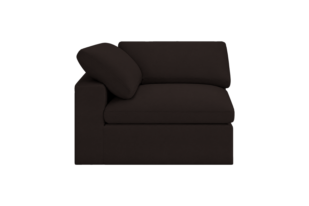 Goodman Mini Chair One Arm Left in Dante Ebony